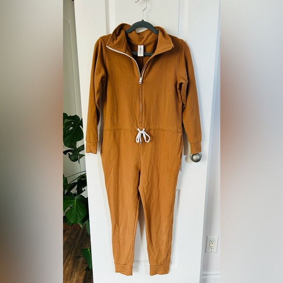 Smash + Tess Shay Romper in Camel Brown - Picture 3 of 3